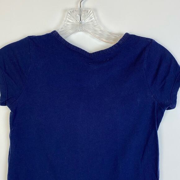 ISAAC MIZRAHI GIRLS NAVY T-SHIRT SIZE M - Picture 8 of 8